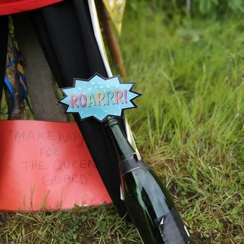 Photo Gallery Image - Close up of the sign 'Make Way for the Queen's Guard'