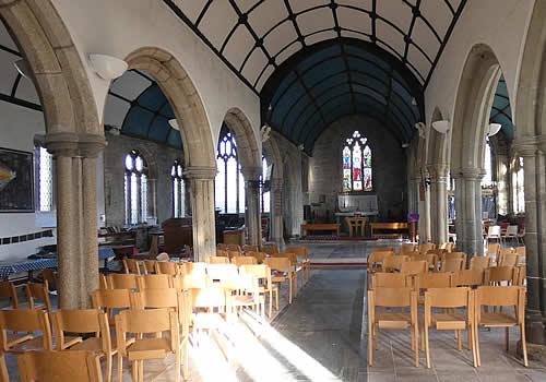 Photo Gallery Image - Interior of St Mary the Virgin Church, Stoke Climsland